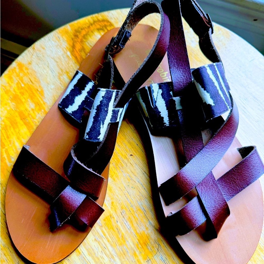 Faryl Robin x free people | Strappy vegan leather sandals 7